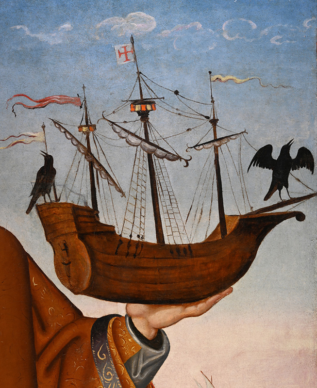 São Vicente (pormenor), Gaspar de Azevedo (atribuído) - Século XVI